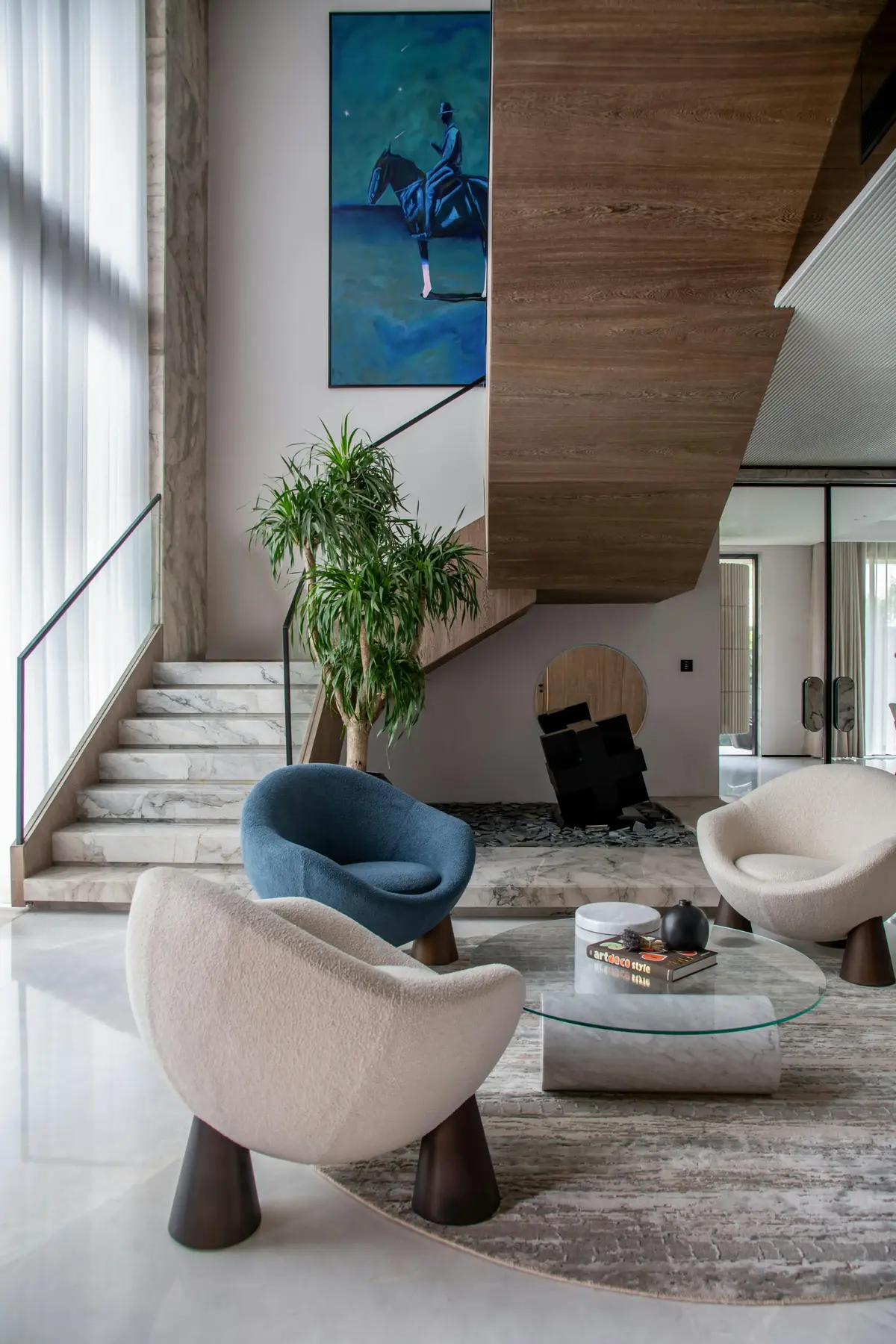 Intérieur luxueux de Nuit Dorée